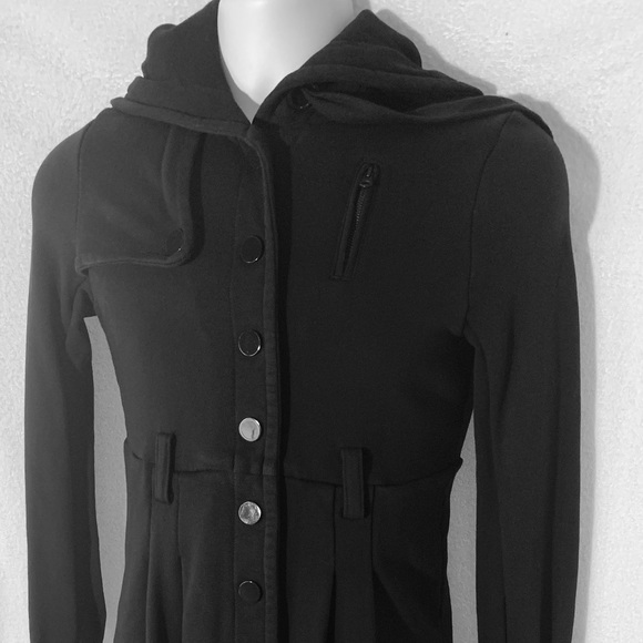 Rare Armani Exchange Thick Jersey Hoodie Coat - Picture 1 of 9